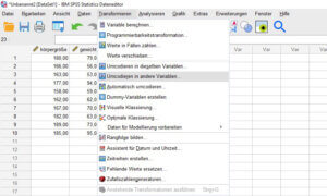 python spss programmieren | vorteile und beispiele... Datentransformation und Berechnung von Variablen in SPSS