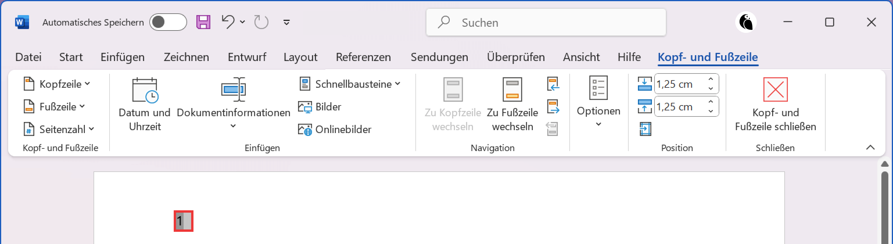 Seitenzahl ab Seite 3 Seitenzahl ab Seite 3