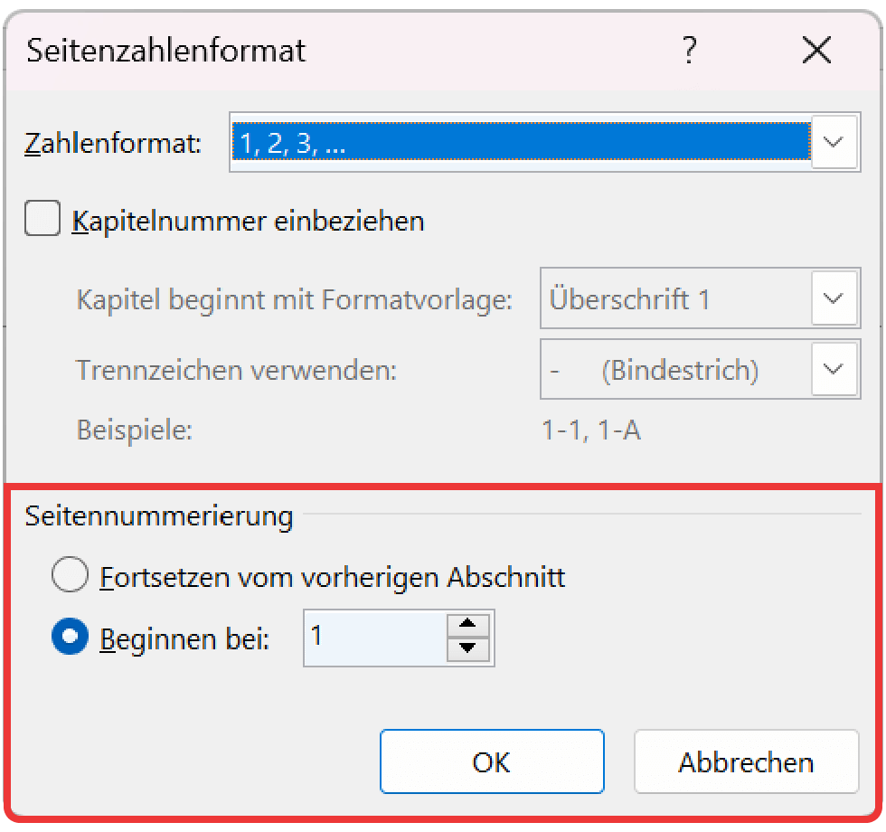 Seitenzahl ab Seite 3 Seitenzahl ab Seite 3